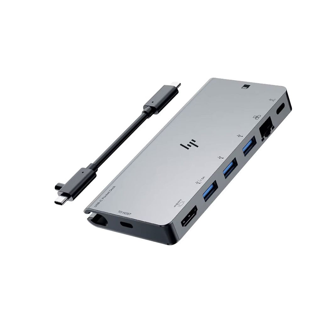 A Photo Of HP USB-C 8-in-1 Pocket Dock - 55F47P3