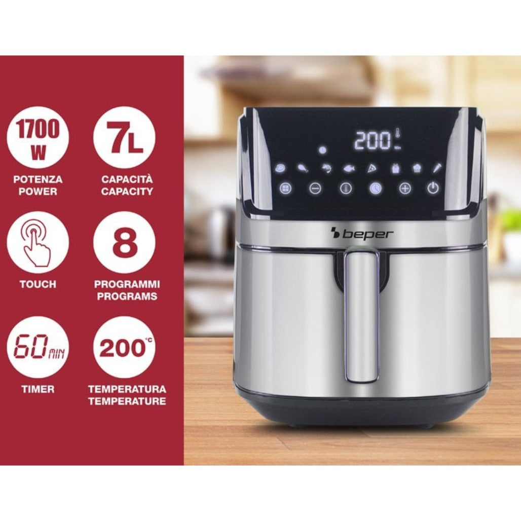 A Photo Of Beper Digital Air Fryer - BEP-P101FRI070