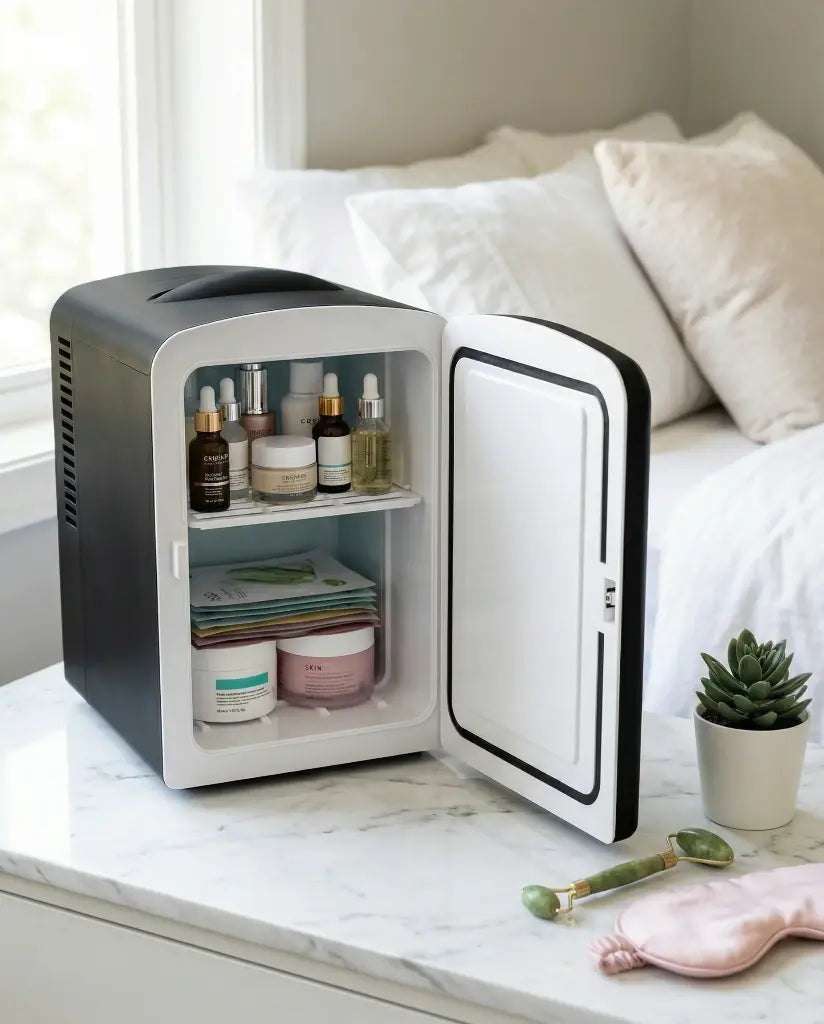 A Photo Of Green Lion GMF-75 Mini Fridge - Black