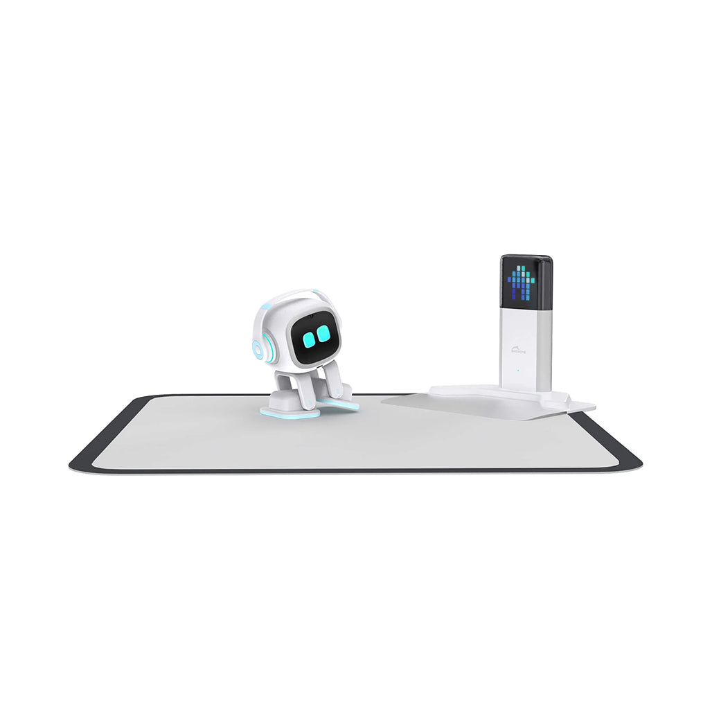 A Photo Of EMO Go Home – The Ultimate AI-Powered Desktop Robot with Self-Charging & Smart Features