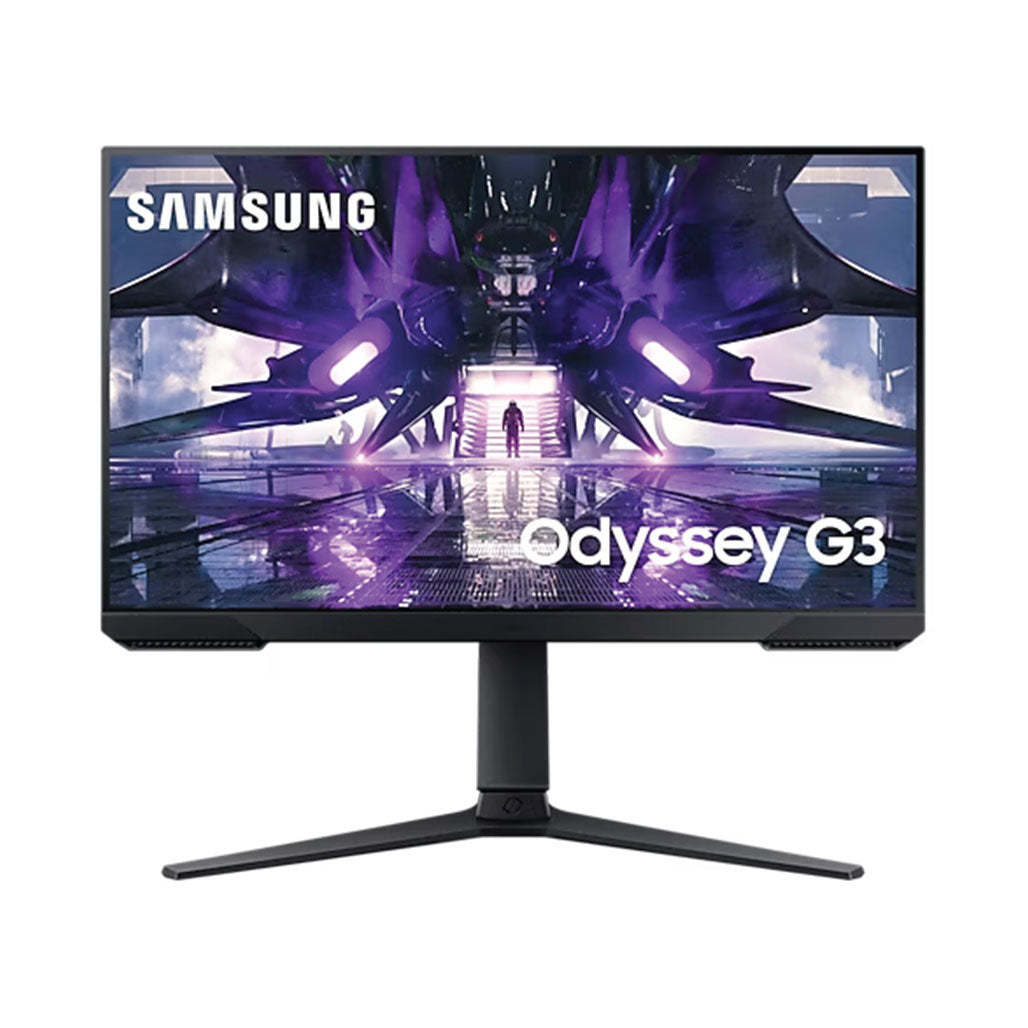 A Photo Of Gaming Desktop Setup: Samsung 24 inch Gaming Monitor - Core i9-13900KF - 64GB Ram - 1TB SSD - RTX 4090 24GB
