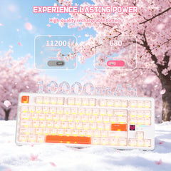 A Photo Of ATTACK SHARK X87 Ultra - Wireless Mechanical Keyboard