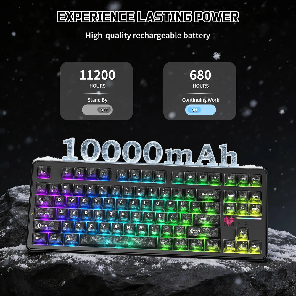 A Photo Of ATTACK SHARK X87 Ultra - Wireless Mechanical Keyboard