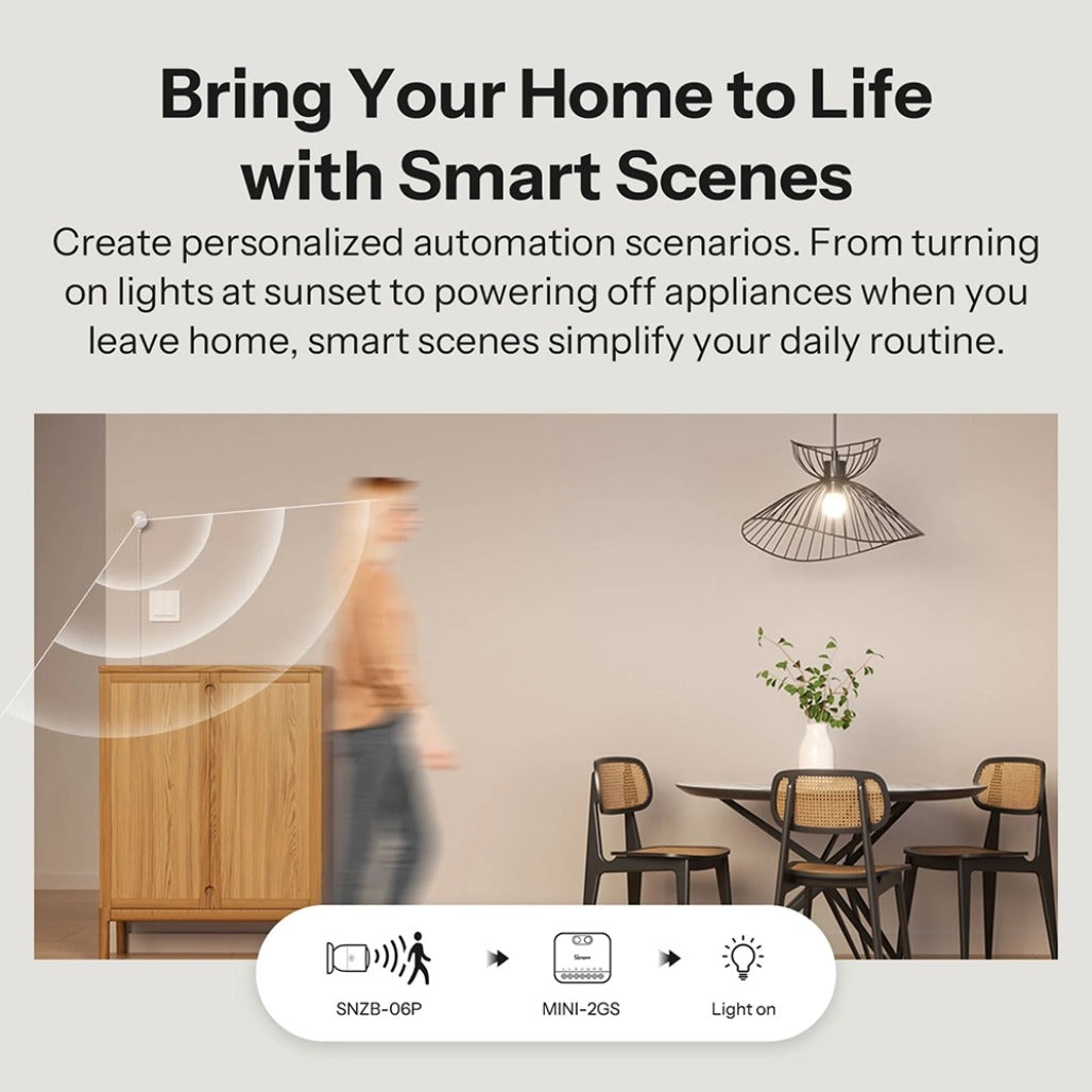 A Photo Of Sonoff Mini Duo 2 Gang Smart Switch - MINI 2GS