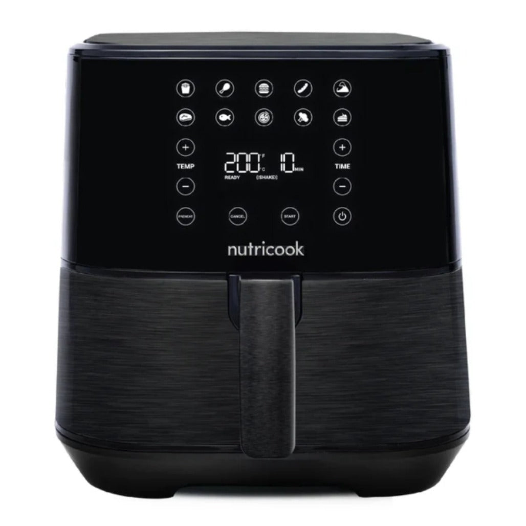 A Photo Of Nutricook Air Fryer 2 - 1700W, 5.5L, Digital Control Panel Display - NC-AF205K