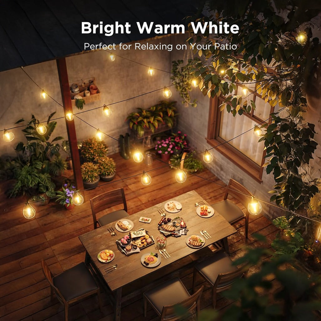 A Photo Of Govee Outdoor Clear Bulb String Lights - H7025