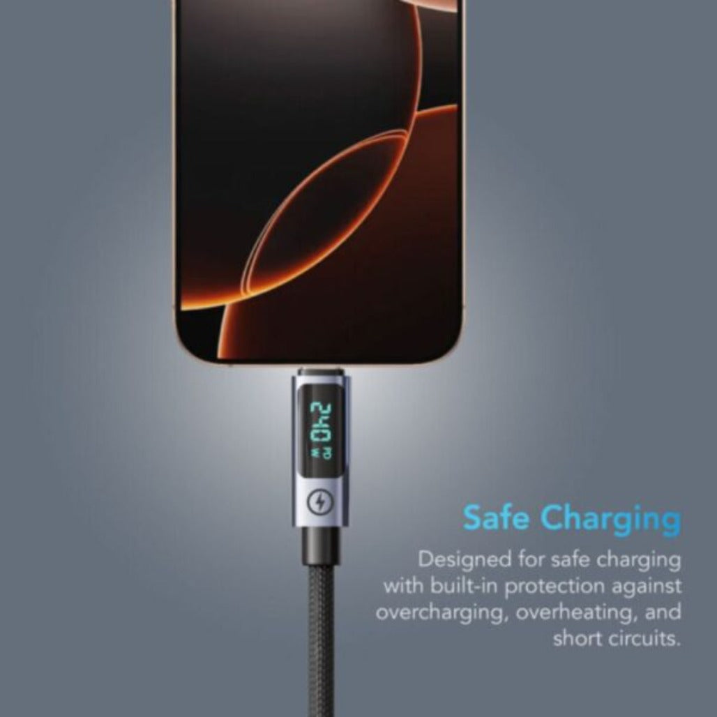 A Photo Of Blupebble PowerFlow 2 PD 240W USB-C to USB-C - 1.2m