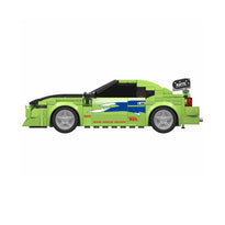 Mould King 27033S Eclipse GS Green Model Car Building Toy Set - 390 Pieces - 27033