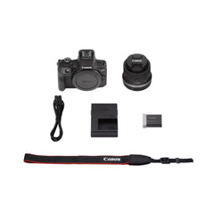 A Photo Of Canon EOS R100 - Mirrorless Camera with RF-S 18-45mm Lens
