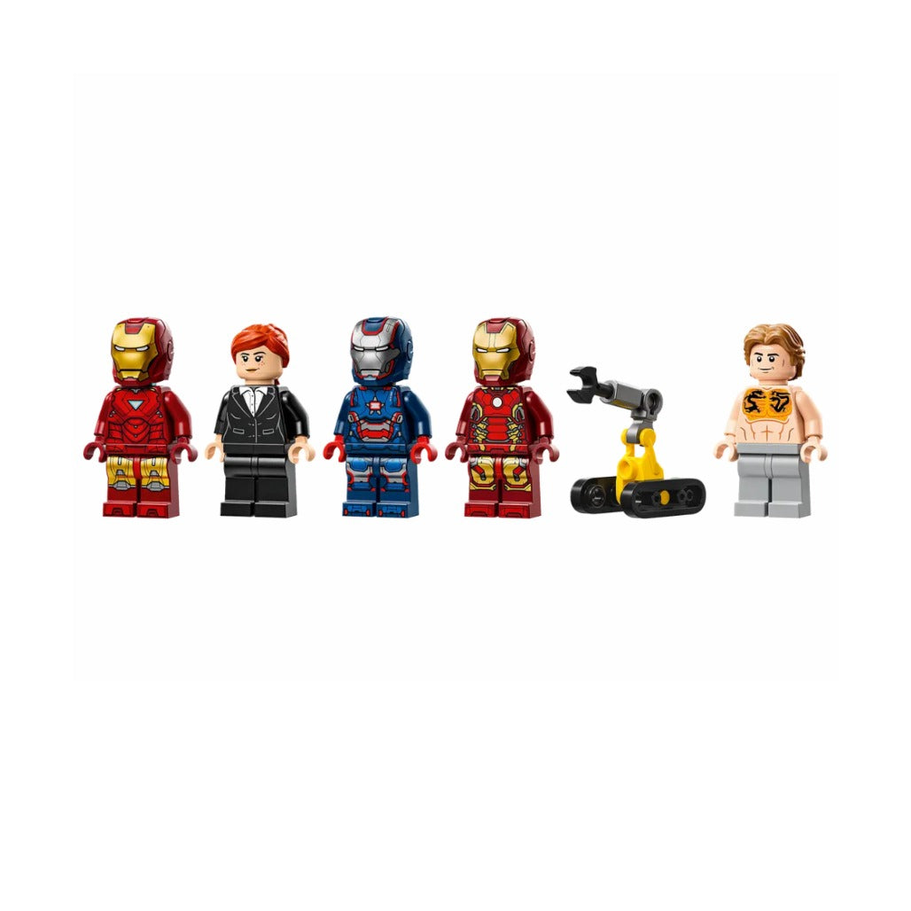 A Photo Of LEGO Marvel Iron Man's Laboratory: Hall of Armor 384 Pieces - 76315