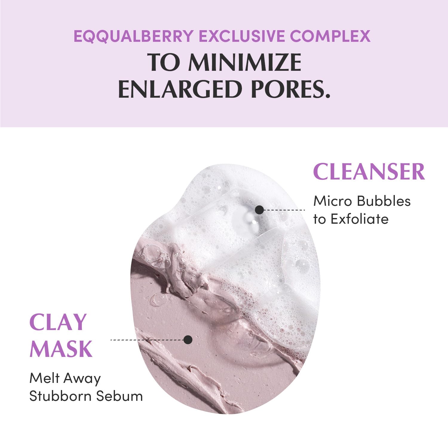 A Photo Of EQQUALBERRY Purple Rice Pore Purifying Pack Cleanser