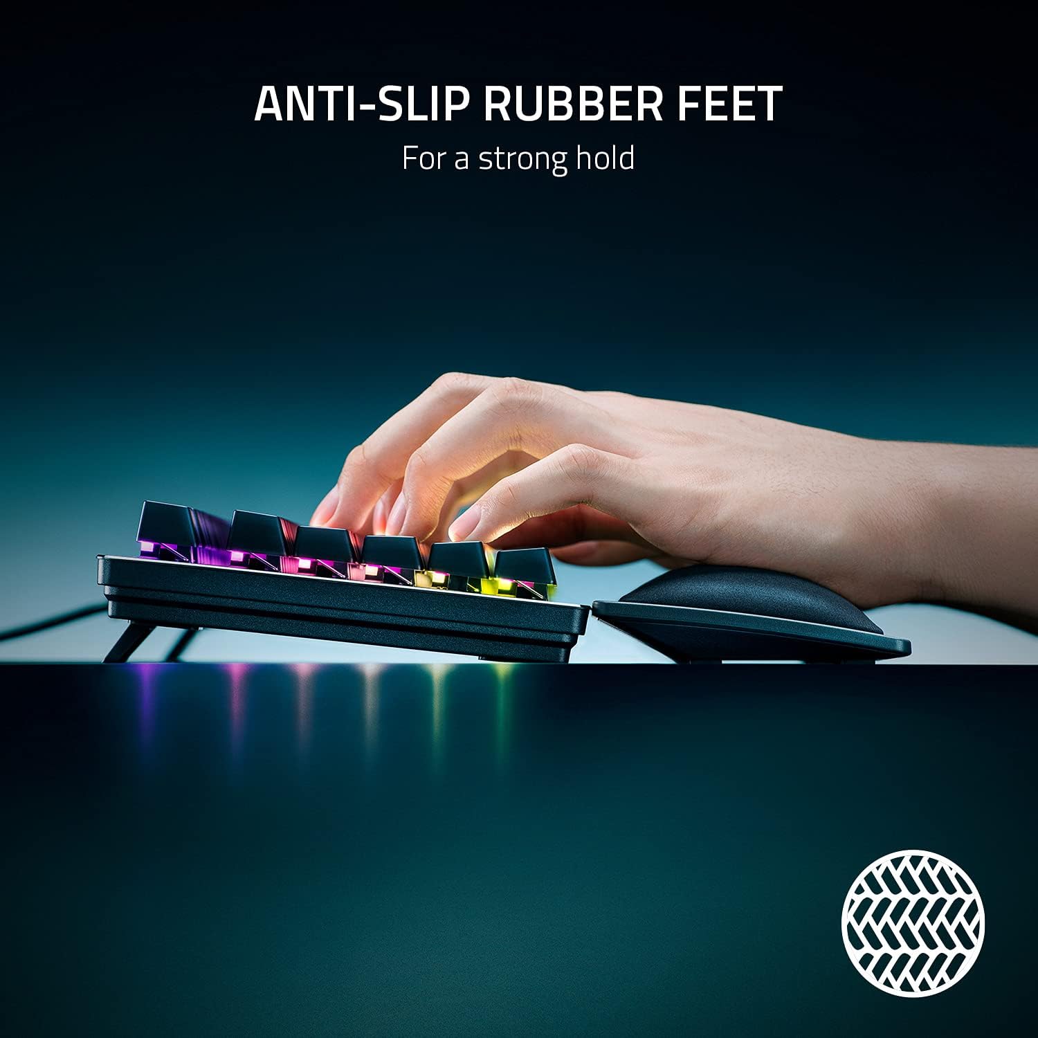 A Photo Of Razer Ergonomic Wrist Rest for Mini Keyboards