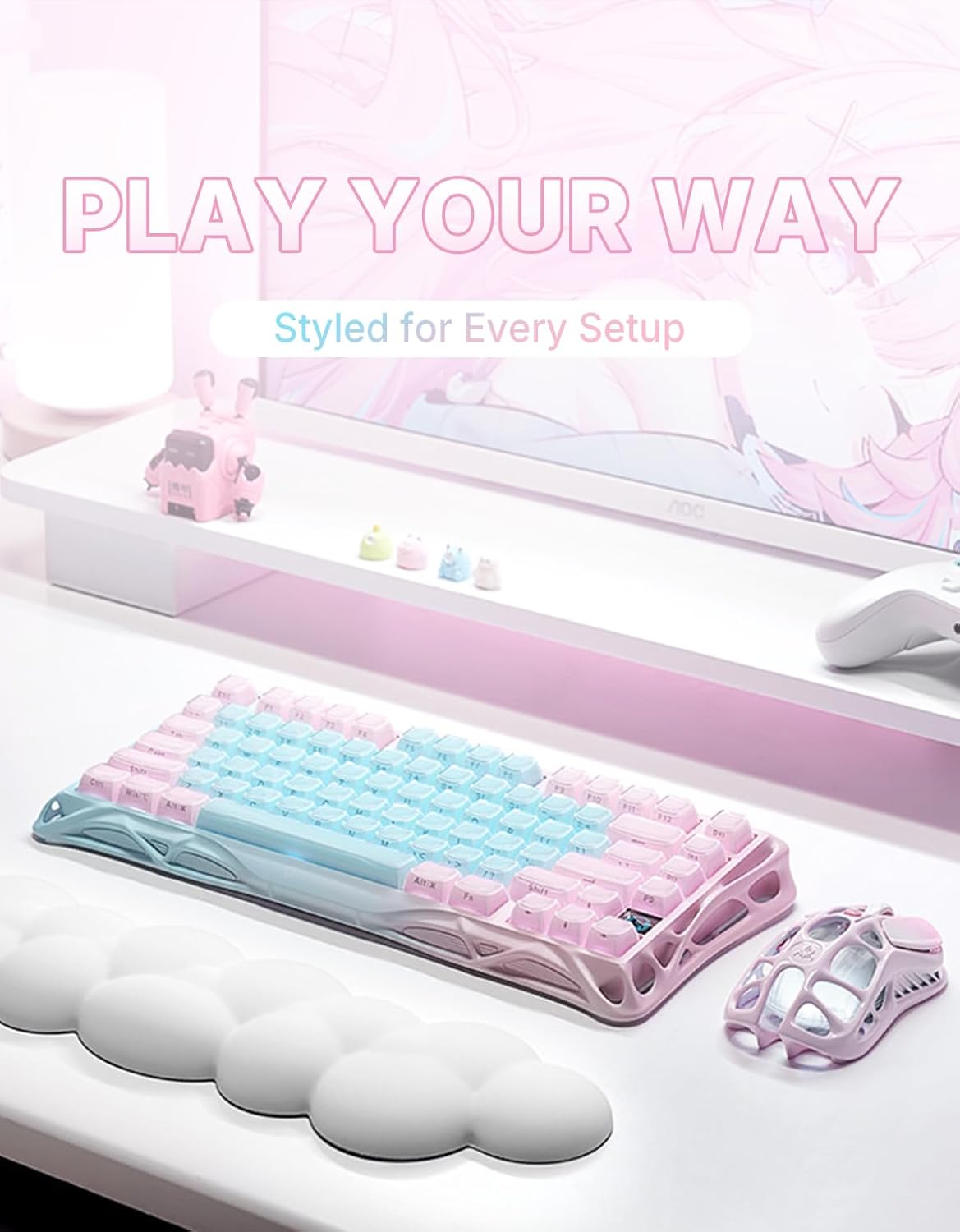 A Photo Of GravaStar Mercury K1 Lite - 75% Mechanical Gaming Keyboard - Linear Switches
