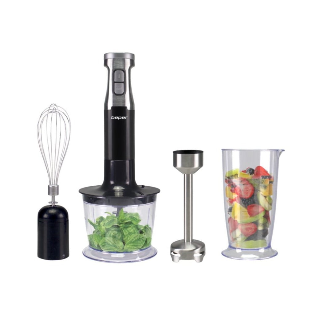 A Photo Of Beper 4In1 Hand Blender Set - P102FRU150