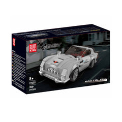 A Photo Of Mould King 27050S Silver Martin 007 Supercar Building Toy Set - 348 Pieces - 27050