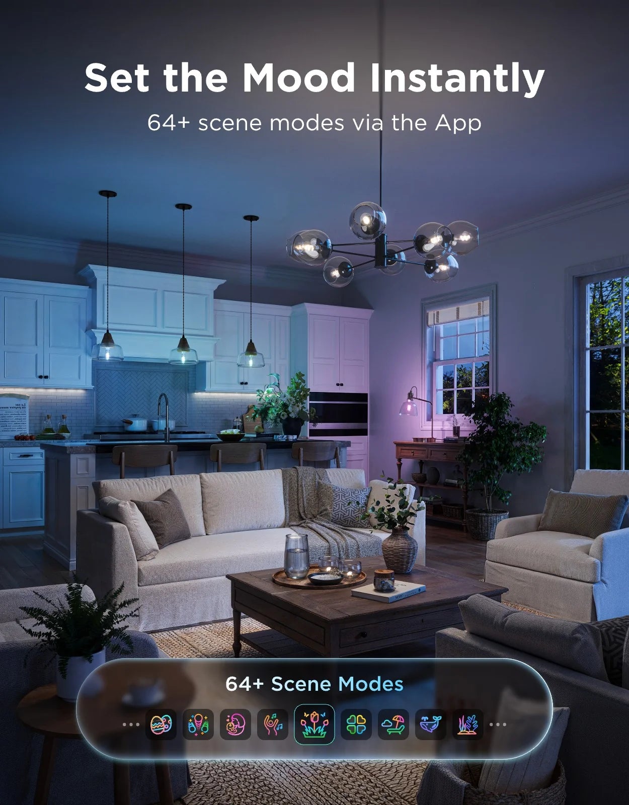 A Photo Of Govee ST19 Smart Edison Light Bulb - E27 500lm Wi-Fi & Bluetooth RGBWW Vintage LED Bulb