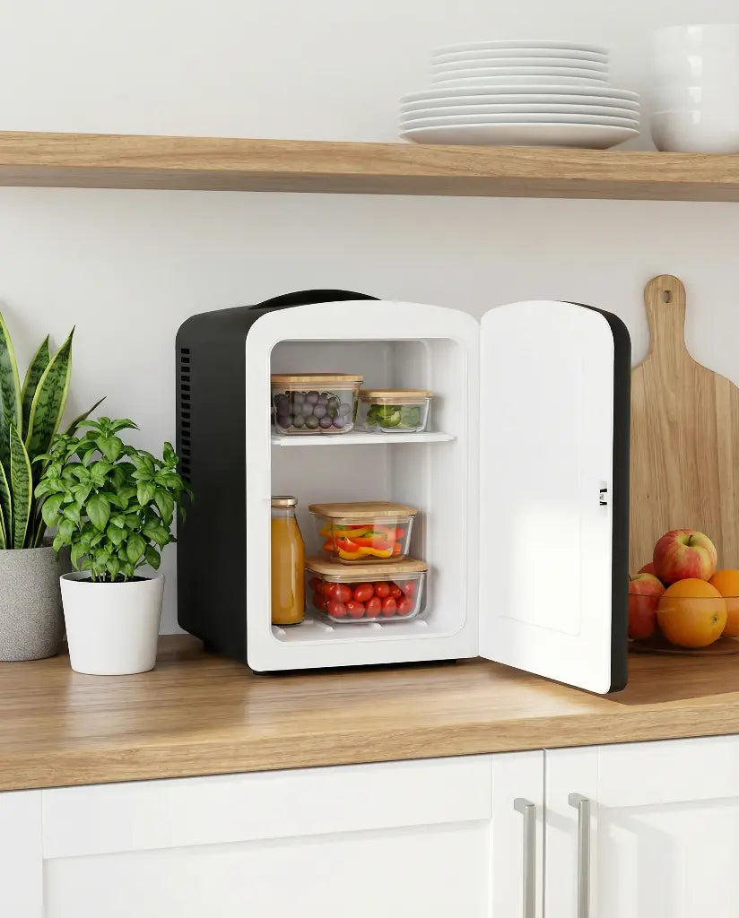A Photo Of Green Lion GMF-75 Mini Fridge - Black