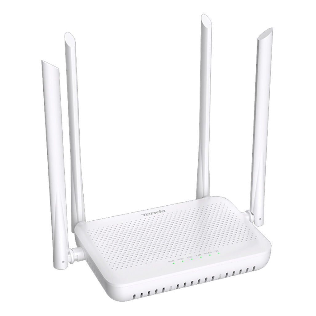 A Photo Of Tenda Router HG10 APC XPON ONT AC1200 2.4 & 5Ghz 4 Antennas Gigabit