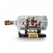 Mould King The Mini Queen Revenger Ship-In-a-Bottle Building Toy Set - 885 Pieces - 10085