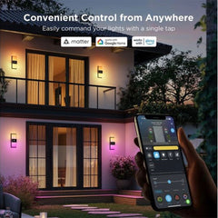 A Photo Of Govee Smart Outdoor Wall Light - H7078