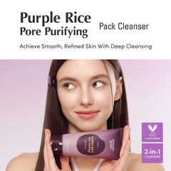 A Photo Of EQQUALBERRY Purple Rice Pore Purifying Pack Cleanser