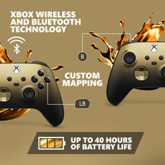 A Photo Of Xbox Wireless Controller - Gold Shadow Special Edition
