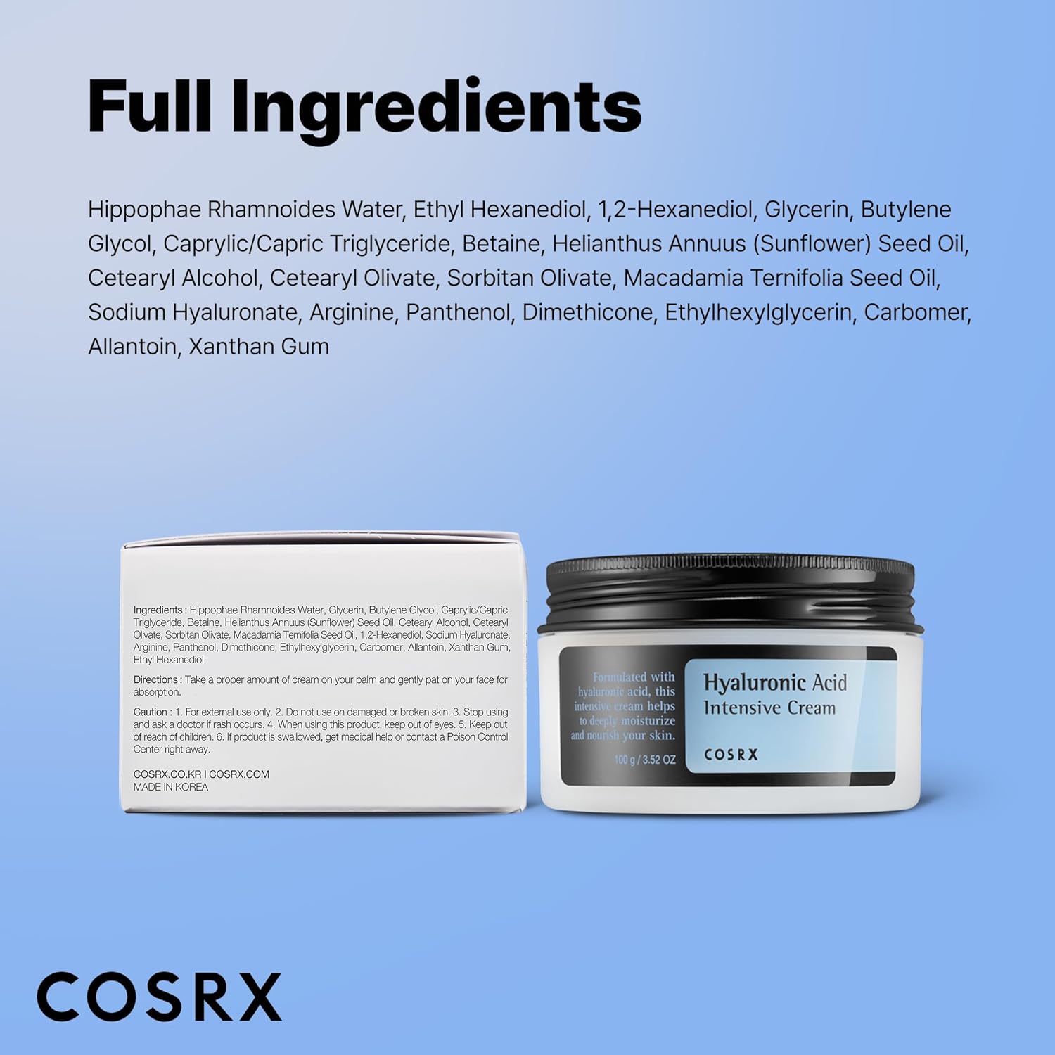 A Photo Of COSRX Hyaluronic Acid Intensive Cream – 100ml