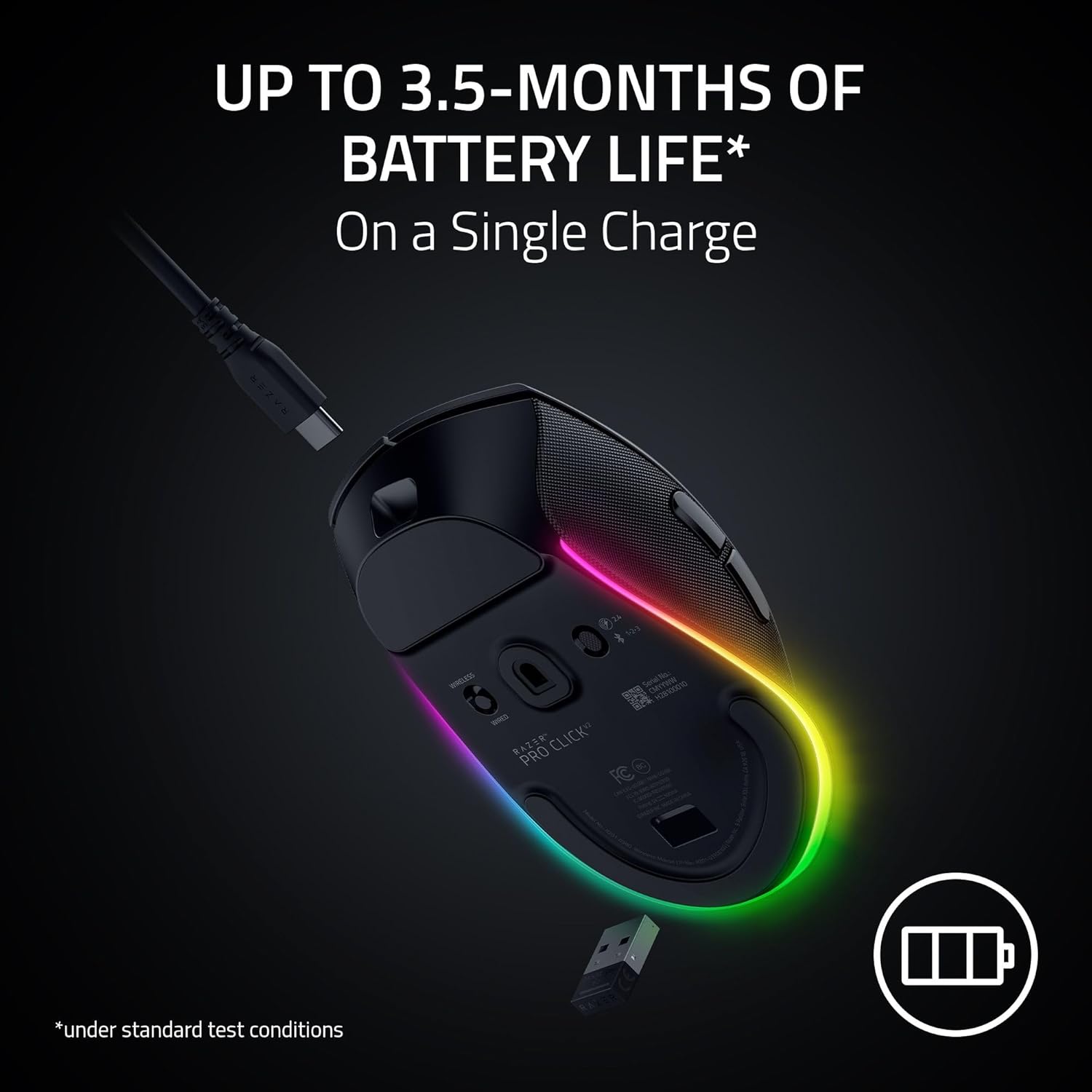 A Photo Of Razer Pro Click V2 Wireless Mouse