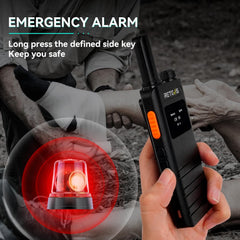 A Photo Of Retevis B3S - Ultra-Thin Portable FRS Handheld Radio with LCD Display