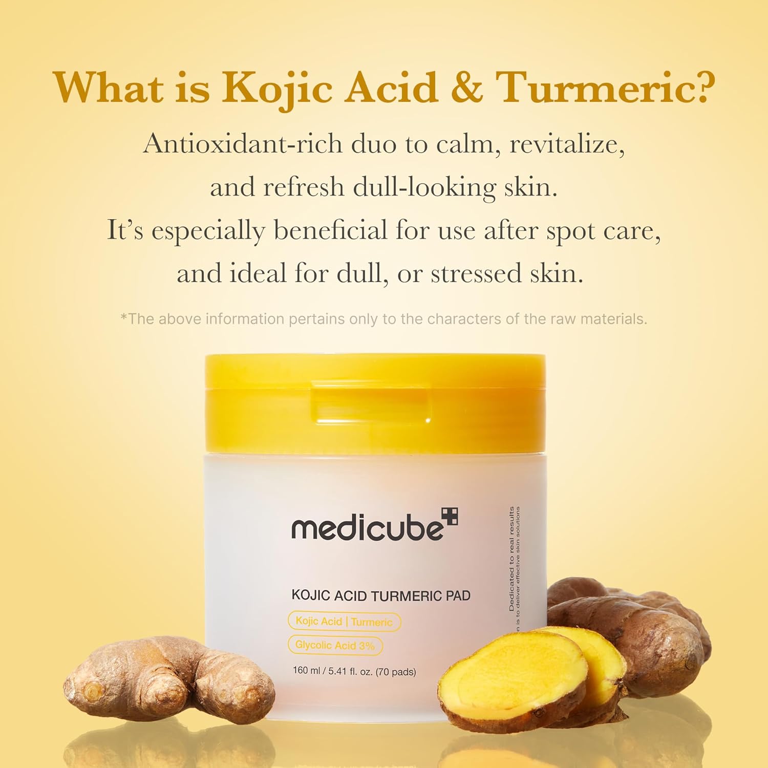 A Photo Of Medicube Kojic Acid Turmeric Toner Pad