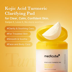 A Photo Of Medicube Kojic Acid Turmeric Toner Pad