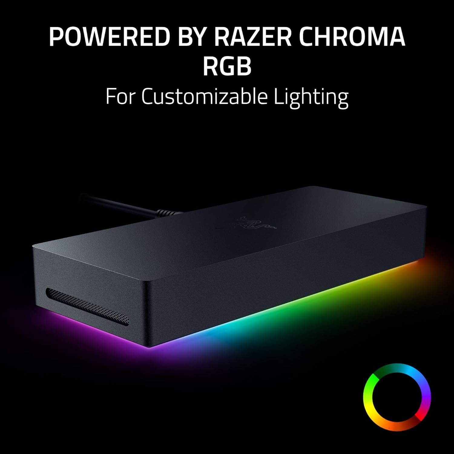A Photo Of Razer Thunderbolt 5 Dock Chroma – 11-Port Thunderbolt 5 Docking Station