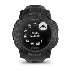 A Photo Of Garmin Instinct 3 - 50 mm - Solar - Tactical Edition Black with Black Band