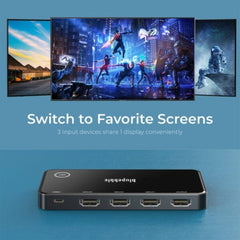 A Photo Of Blupebble Premium 3-in-1 HDMI Switch