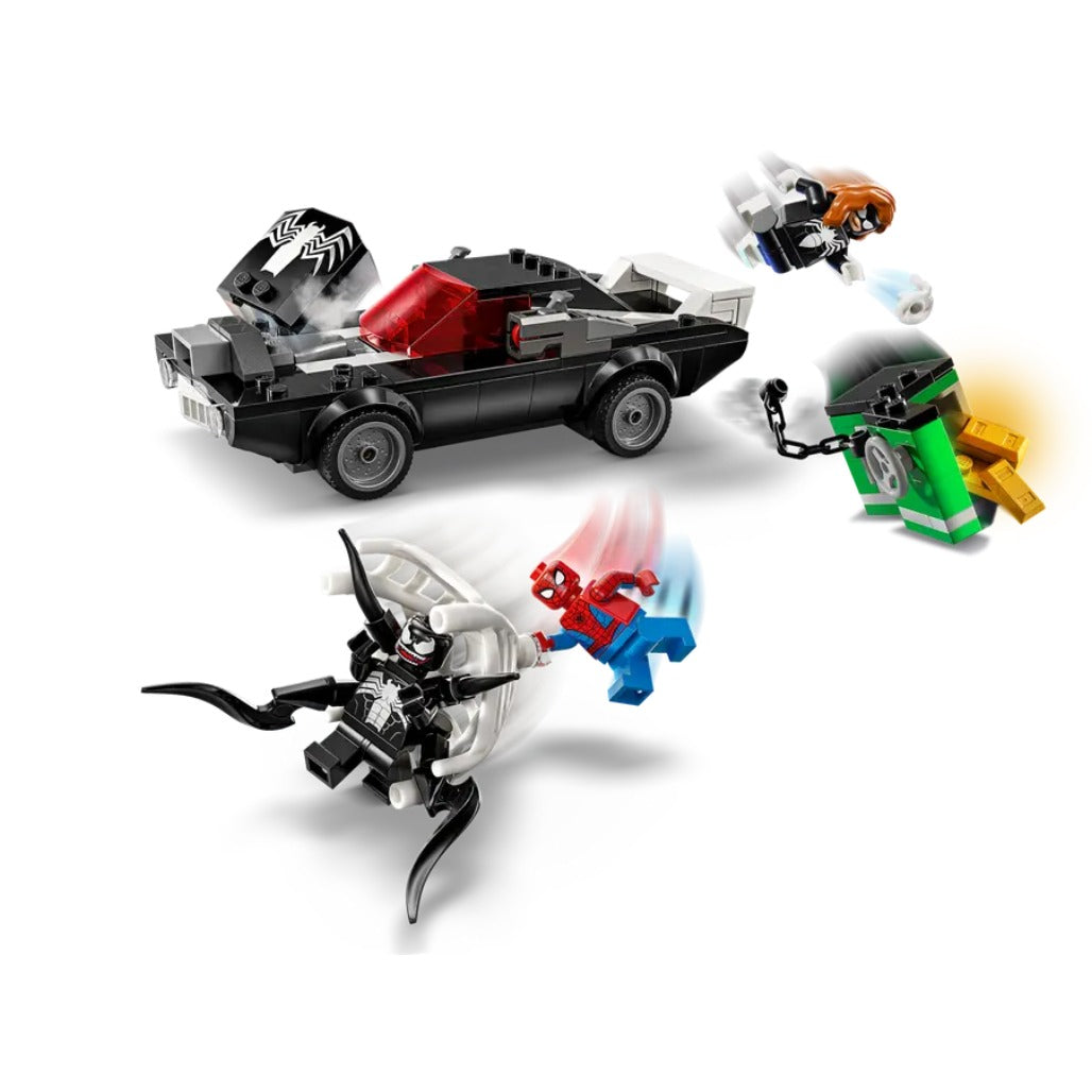 A Photo Of LEGO Marvel Spider-Man vs. Venom Muscle Car 254 Pieces - 76309