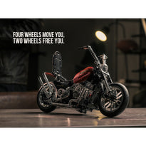 Nifeliz Chopper Motorcycle Building Set - 572 Pieces - NF10308
