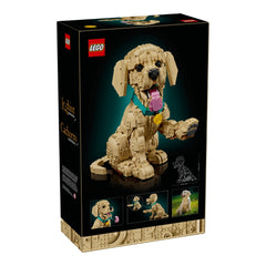 A Photo Of LEGO Icons Golden Retriever Puppy 2102 Pieces - 11384
