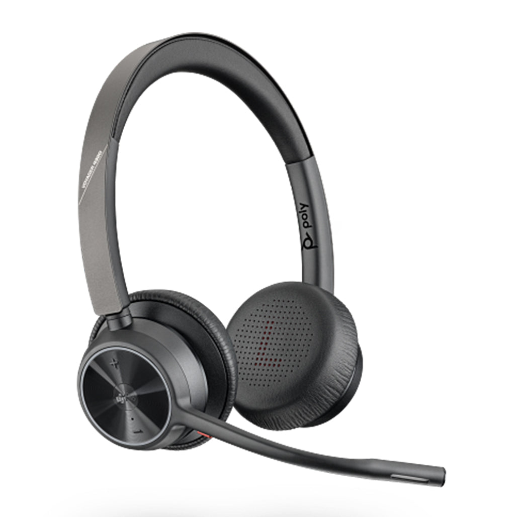 A Photo Of Poly Voyager 4320 Microsoft Teams Certified - USB-A Headset +BT700 dongle (77Y98AA)