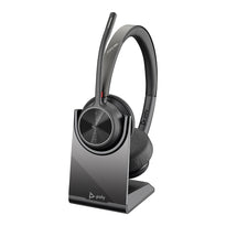 Poly Voyager 4320 Microsoft Teams Certified Wireless Headset with BT700 USB Adapter & Charging Stand