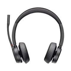 A Photo Of Poly Voyager 4320 Microsoft Teams Certified Wireless Headset with BT700 USB Adapter & Charging Stand