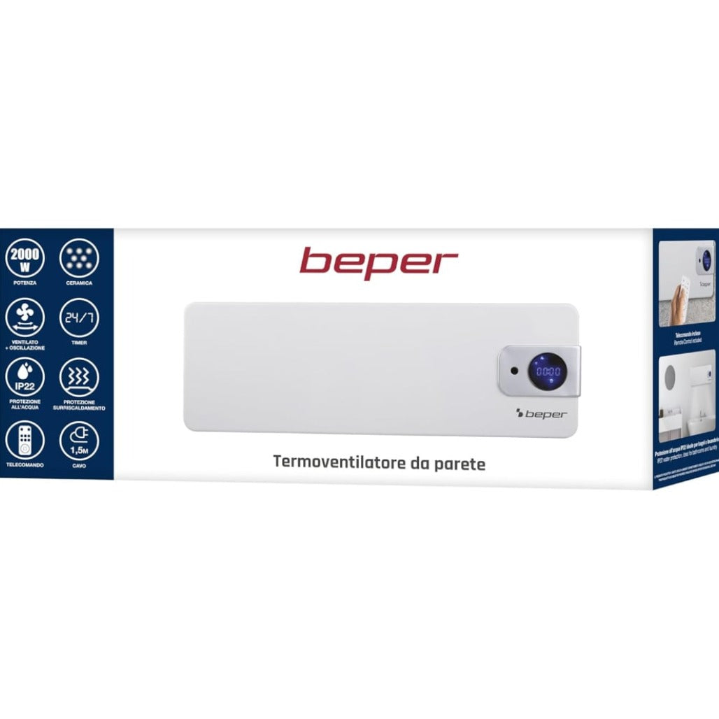 A Photo Of Beper Wall Mounted Fan Heater - P203TER100