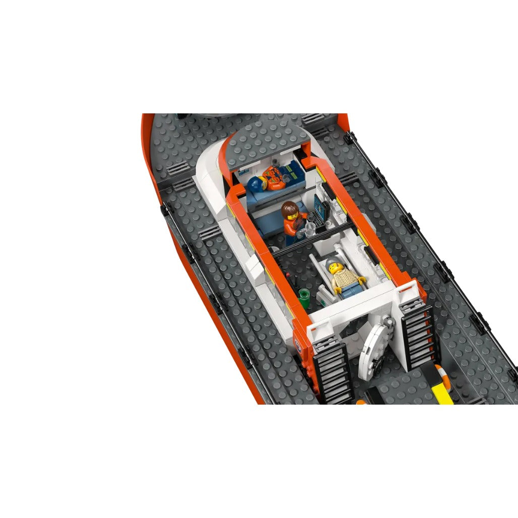 A Photo Of LEGO City Coast Guard Rescue Boat & Helicopter 742 Pieces - 60504