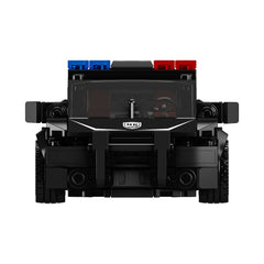 A Photo Of Mould King Dodge Challenger Police Car Building Toy Set - 443 Pieces - 27098