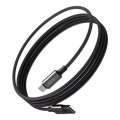 A Photo Of Blupebble PowerFlow PD 66W USB-A to USB-C Cable - 1.2m/3.9ft - BP-USBA2C1.2M66W-BK