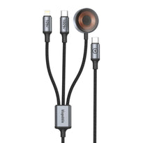 Blupebble PowerFlow USB-C to USB-C Cable - 1.2m - BP-PF3IN1-BK-SD26-J