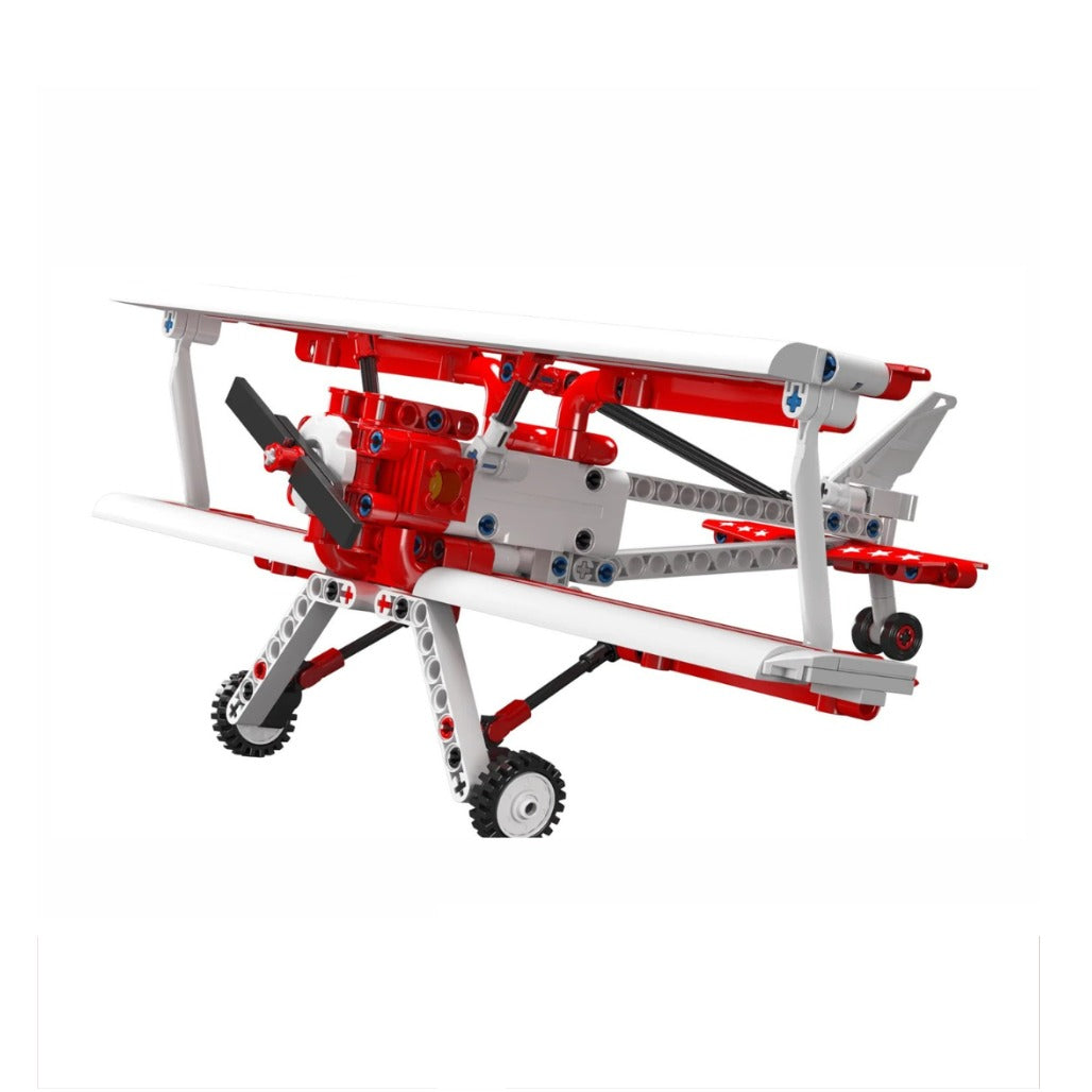 A Photo Of Mould King Red Ciplane Model Building Toy Set - 300 Pieces - 24049