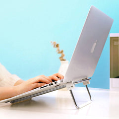 A Photo Of UGREEN Stainless Steel Laptop Stand – Foldable, Portable, and Sturdy for 11-16