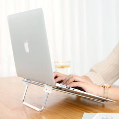 A Photo Of UGREEN Stainless Steel Laptop Stand – Foldable, Portable, and Sturdy for 11-16