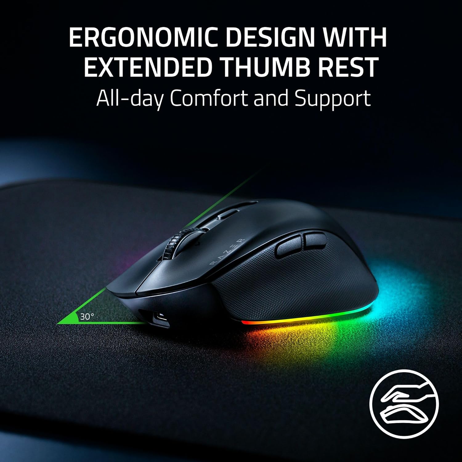 A Photo Of Razer Pro Click V2 Wireless Mouse