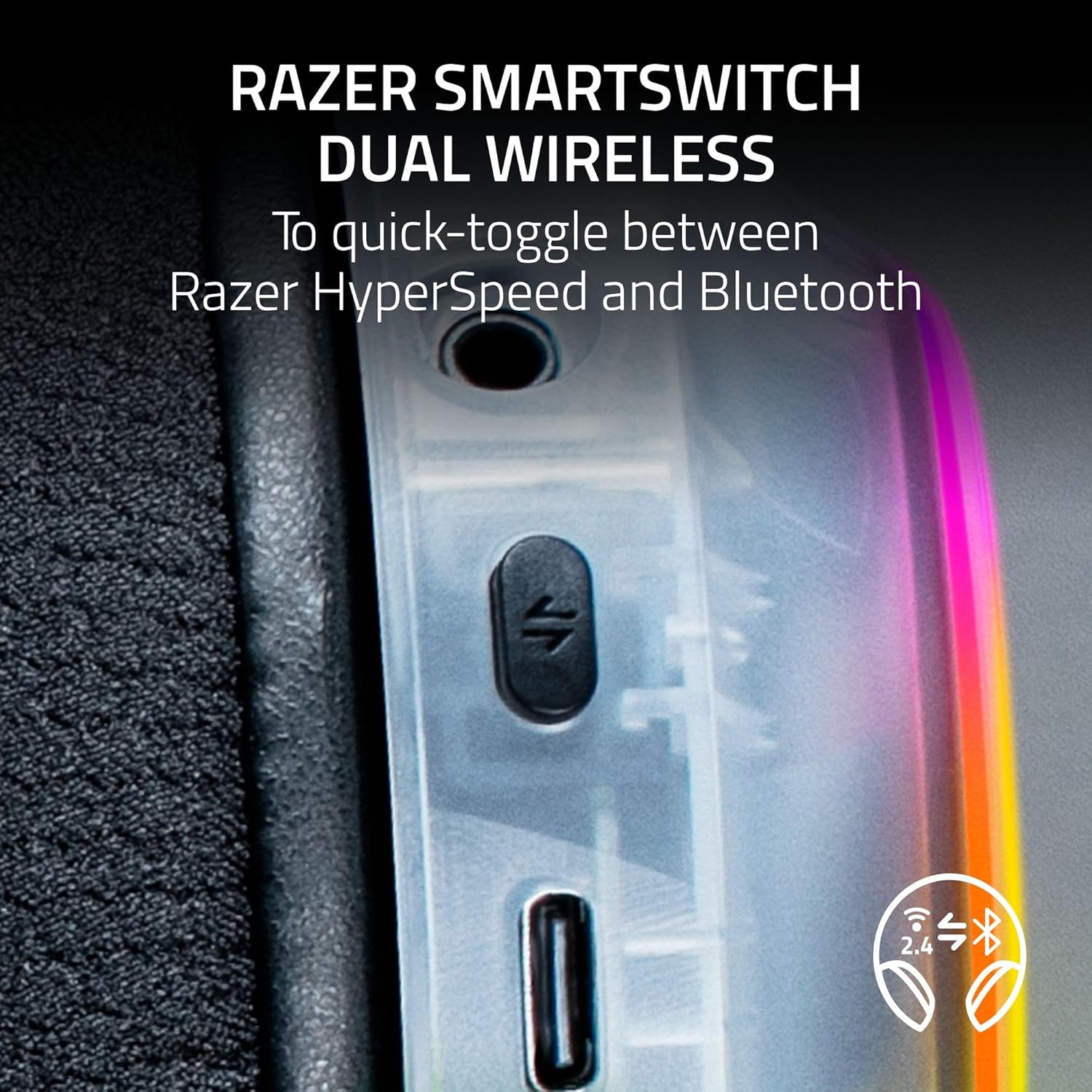 A Photo Of Razer Barracuda X Chroma - Wireless Gaming Headset